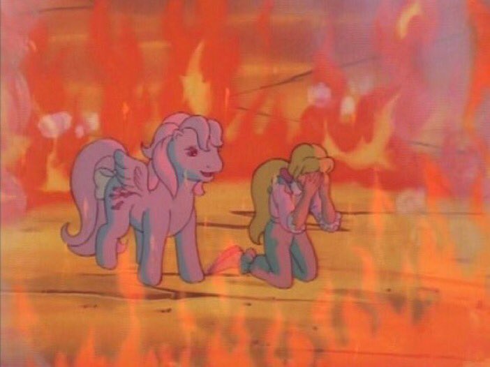 High Quality My Little Pony In Hell Blank Meme Template