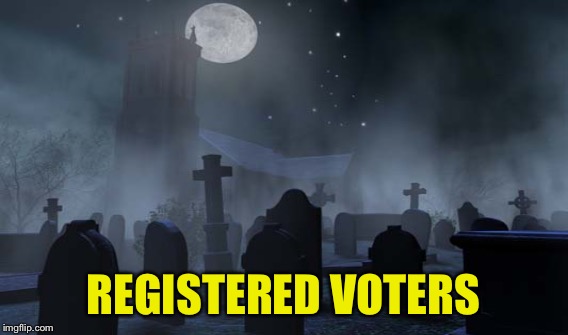 REGISTERED VOTERS | made w/ Imgflip meme maker