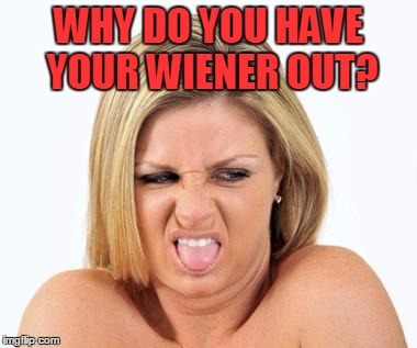 WHY DO YOU HAVE YOUR WIENER OUT? | made w/ Imgflip meme maker