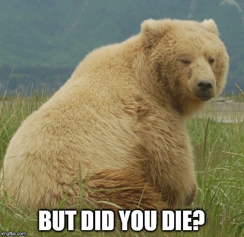 BUT DID YOU DIE? | made w/ Imgflip meme maker