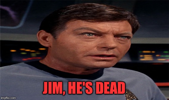 JIM, HE'S DEAD | made w/ Imgflip meme maker