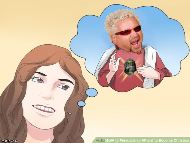 Flamin' Love | image tagged in wikihow,guy fieri,jesus,memes | made w/ Imgflip meme maker