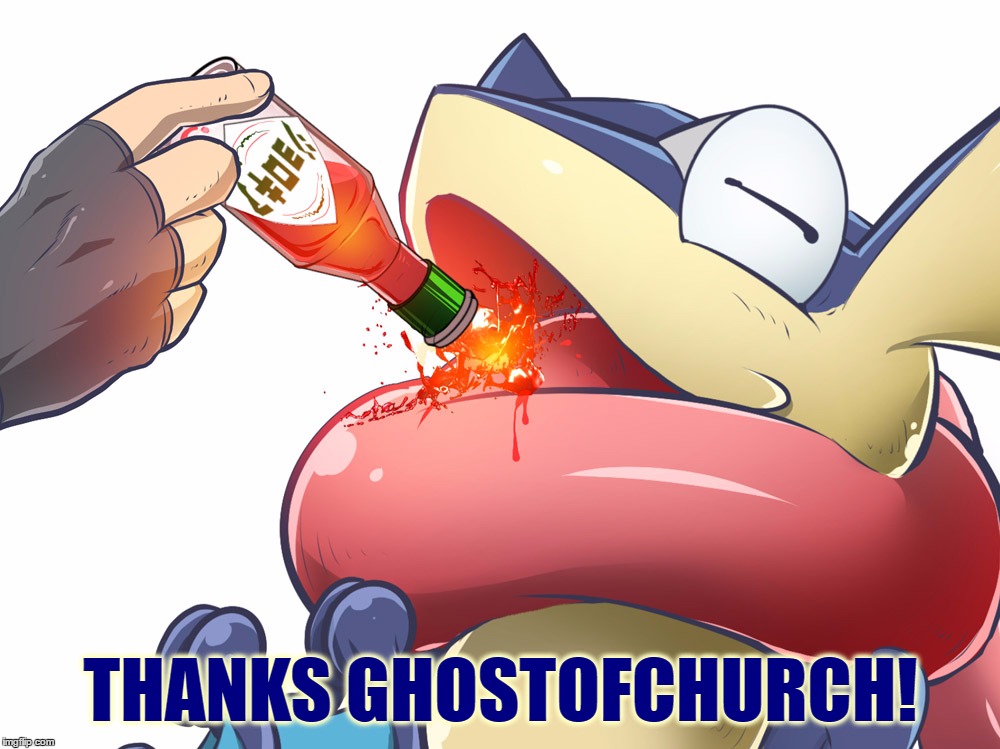 THANKS GHOSTOFCHURCH! | made w/ Imgflip meme maker