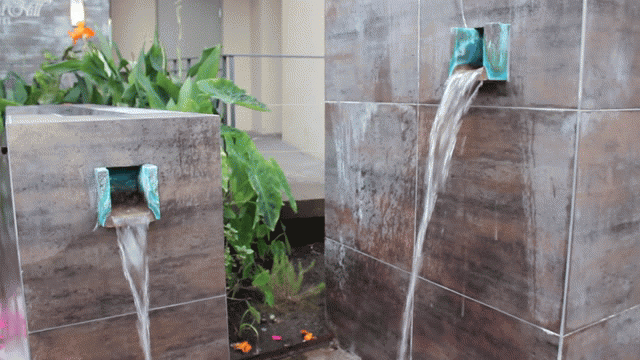 Chestnut Hill Hotel Waterfall | image tagged in gifs | made w/ Imgflip video-to-gif maker