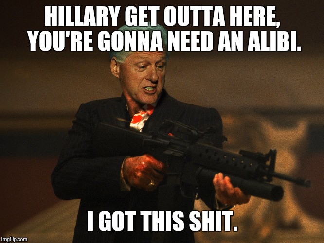 Huma hillary  | HILLARY GET OUTTA HERE, YOU'RE GONNA NEED AN ALIBI. I GOT THIS SHIT. | image tagged in huma abedin,hillary clinton emails | made w/ Imgflip meme maker