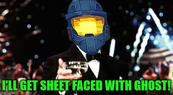 Cheers Ghost | I'LL GET SHEET FACED WITH GHOST! | image tagged in cheers ghost | made w/ Imgflip meme maker