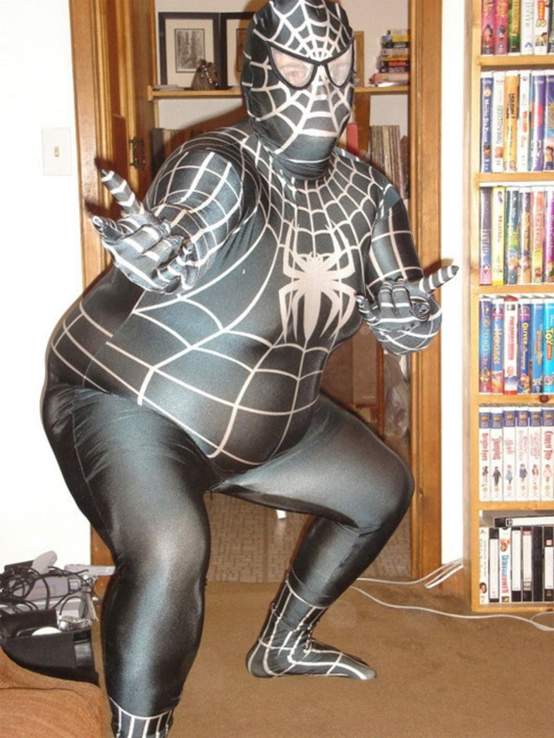 Fat Spider-Man Meme Generator. 