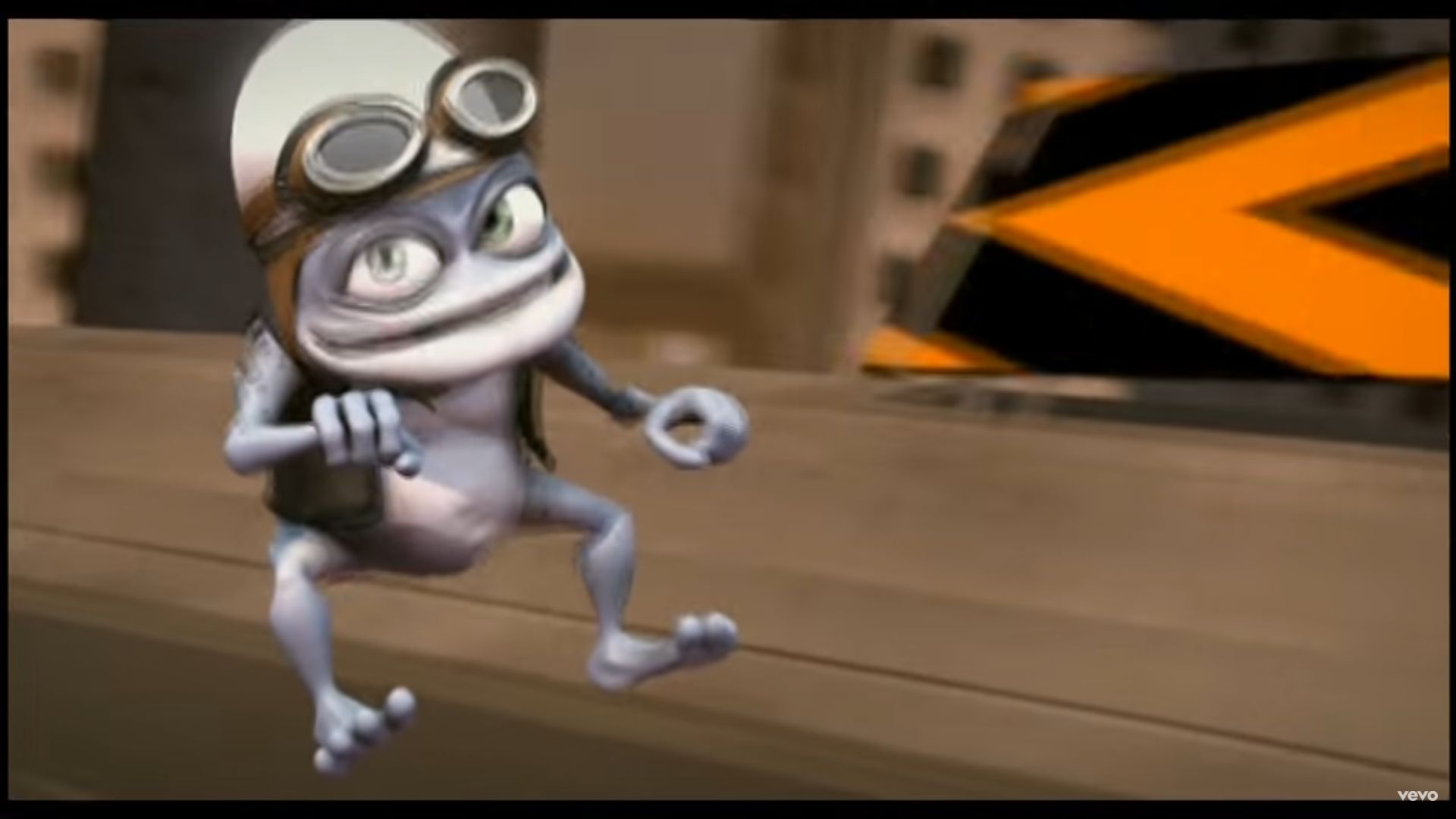 Crazy Frog на мотоцикле