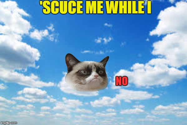 'SCUCE ME WHILE I NO | made w/ Imgflip meme maker