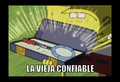 la vieja confiable Blank Meme Template