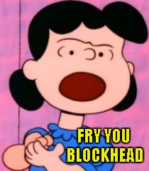 FRY YOU BLOCKHEAD | made w/ Imgflip meme maker
