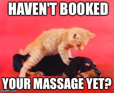 Free Massage | HAVEN'T BOOKED; YOUR MASSAGE YET? | image tagged in free massage | made w/ Imgflip meme maker