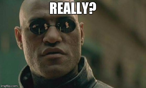 Matrix Morpheus Meme | REALLY? | image tagged in memes,matrix morpheus | made w/ Imgflip meme maker