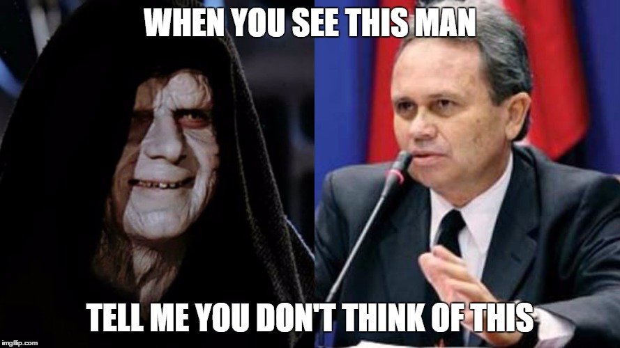 WHEN YOU SEE THIS MAN; TELL ME YOU DON'T THINK OF THIS | image tagged in trini sith lord | made w/ Imgflip meme maker