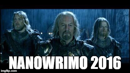 So it begins | NANOWRIMO 2016 | image tagged in so it begins | made w/ Imgflip meme maker