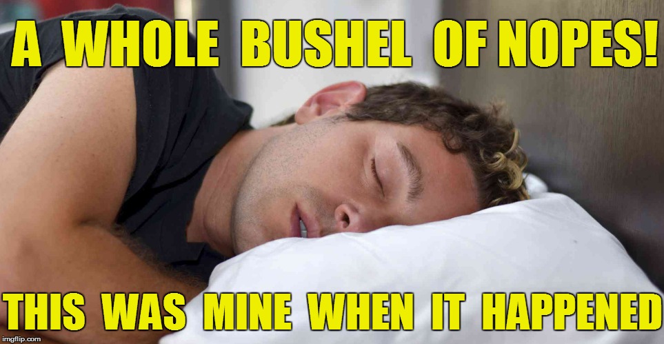 THIS  WAS  MINE  WHEN  IT  HAPPENED A  WHOLE  BUSHEL  OF NOPES! | made w/ Imgflip meme maker