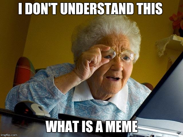 Grandma Finds The Internet |  I DON'T UNDERSTAND THIS; WHAT IS A MEME | image tagged in memes,grandma finds the internet | made w/ Imgflip meme maker