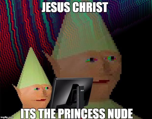 Dank Memes Dom | JESUS CHRIST; ITS THE PRINCESS NUDE | image tagged in dank memes dom | made w/ Imgflip meme maker