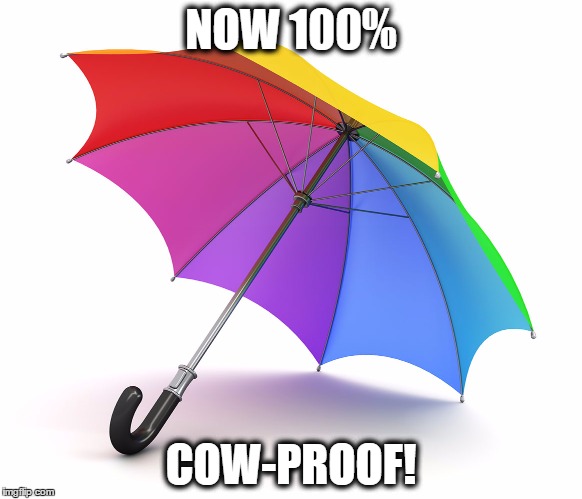 NOW 100% COW-PROOF! | made w/ Imgflip meme maker