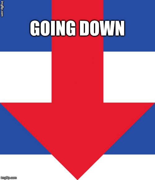 Hillary Campaign Logo | GOING DOWN | image tagged in hillary campaign logo | made w/ Imgflip meme maker