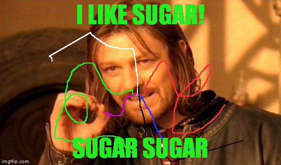 One Does Not Simply Meme | I LIKE SUGAR! SUGAR SUGAR | image tagged in memes,one does not simply | made w/ Imgflip meme maker