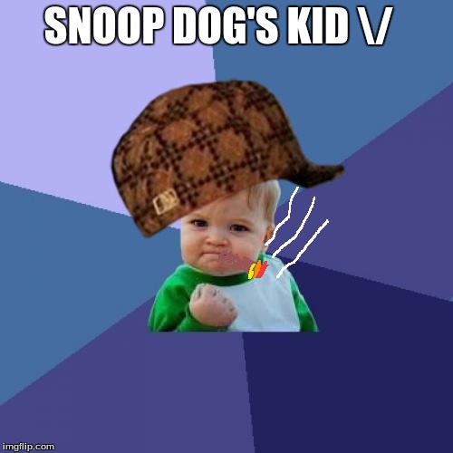 Success Kid Meme | SNOOP DOG'S KID \/ | image tagged in memes,success kid,scumbag | made w/ Imgflip meme maker