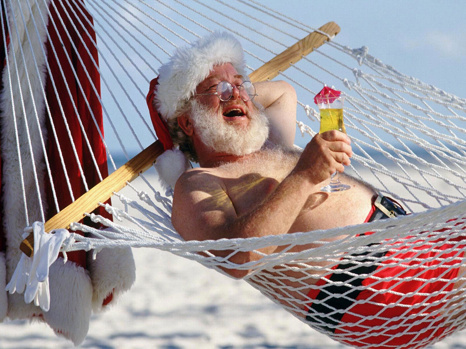 Santa Vacation Blank Meme Template