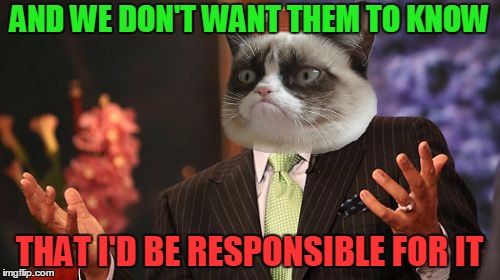 AND WE DON'T WANT THEM TO KNOW THAT I'D BE RESPONSIBLE FOR IT | image tagged in memes,steve harvey | made w/ Imgflip meme maker