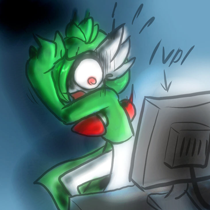 Gardevoir Computer Blank Meme Template