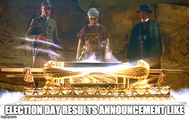 election day results announcement like | ELECTION DAY RESULTS ANNOUNCEMENT LIKE | image tagged in election 2016 | made w/ Imgflip meme maker