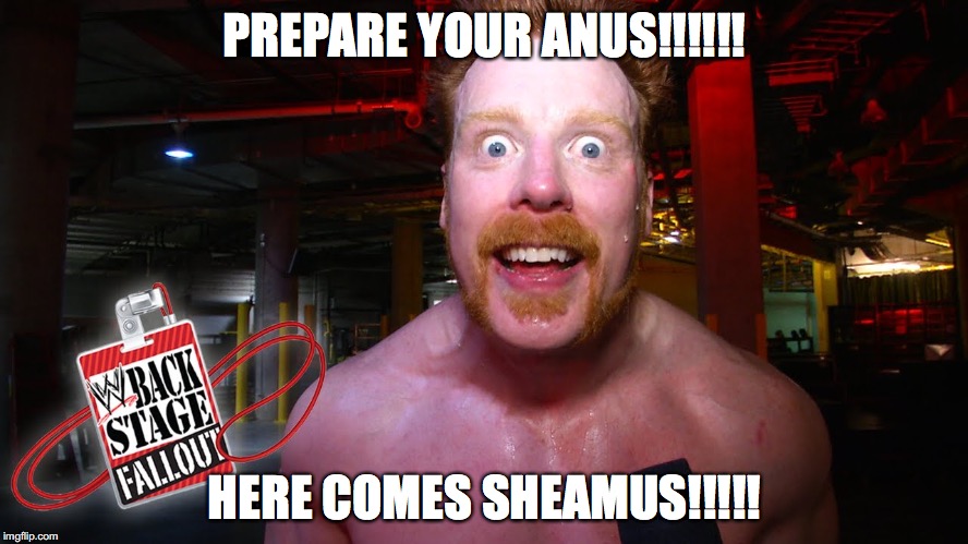 sheamus | PREPARE YOUR ANUS!!!!!! HERE COMES SHEAMUS!!!!! | image tagged in sheamus | made w/ Imgflip meme maker