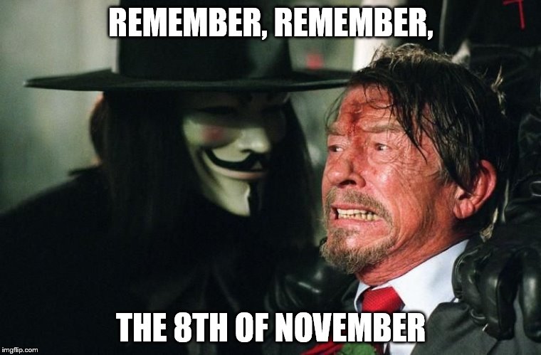 REMEMBER, REMEMBER, THE 8TH OF NOVEMBER | image tagged in freedom,liberty,justice,religious freedom,free speech,vote | made w/ Imgflip meme maker