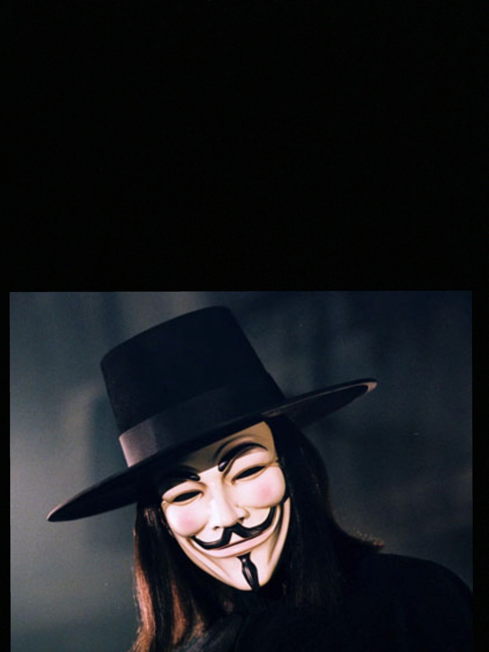 High Quality V for Vendetta statement  Blank Meme Template