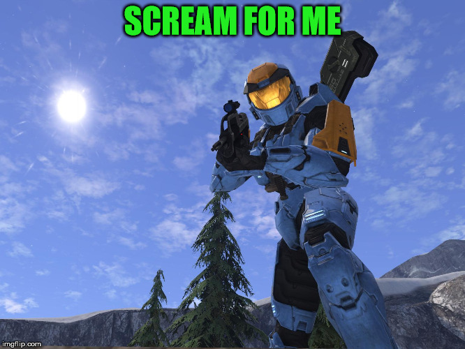 Demonic Penguin Halo 3 | SCREAM FOR ME | image tagged in demonic penguin halo 3 | made w/ Imgflip meme maker