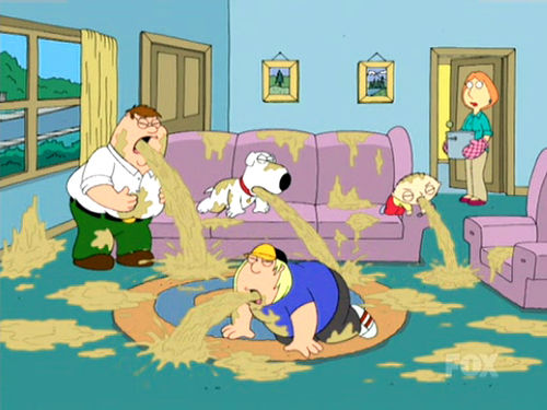 High Quality family guy vomit Blank Meme Template