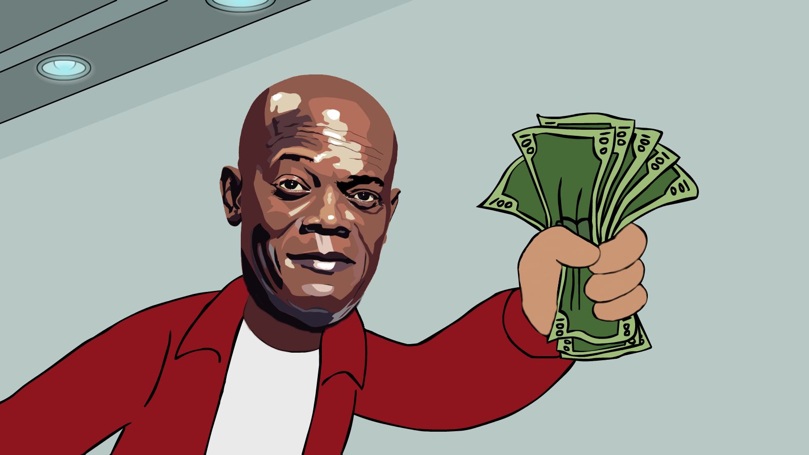 Samuel L Jackson Shut Up And Take My Money Meme Generator Imgflip