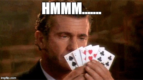 HMMM....... | image tagged in cards | made w/ Imgflip meme maker