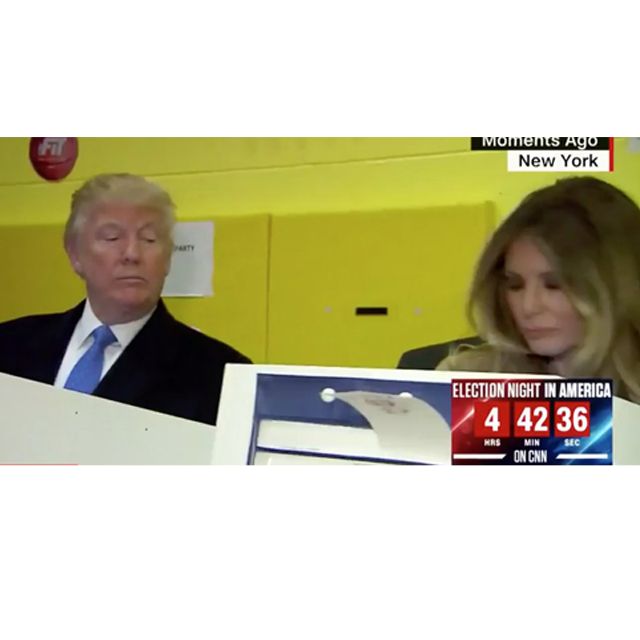 Trump Votes Blank Meme Template