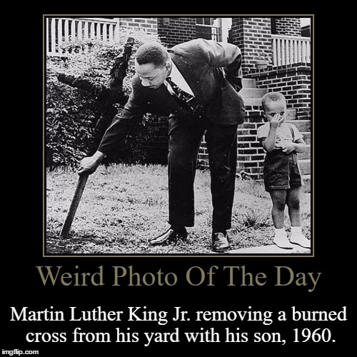 He's Pulling It Out Like A Boss (Sorry Weak Title Name) | image tagged in funny,demotivationals,weird,photo of the day,martin luther king jr,burned cross | made w/ Imgflip demotivational maker
