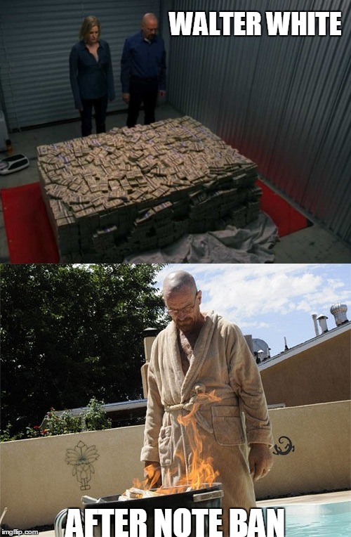 poor whalter :p | WALTER WHITE; AFTER NOTE BAN | image tagged in breaking bad | made w/ Imgflip meme maker