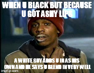 Y'all Got Any More Of That Meme | WHEN U BLACK BUT BECAUSE U GOT ASHY LIPS; A WHITE GUY ADDS U IN AS HIS OWN AND HE SAYS U BLEND IN VERY WELL | image tagged in memes,yall got any more of | made w/ Imgflip meme maker