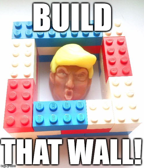 BUILD; THAT WALL! | image tagged in trump,donald trump,wall,build that wall | made w/ Imgflip meme maker
