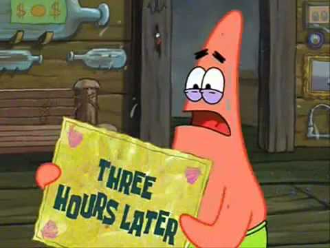 High Quality Patric Time Cards Blank Meme Template