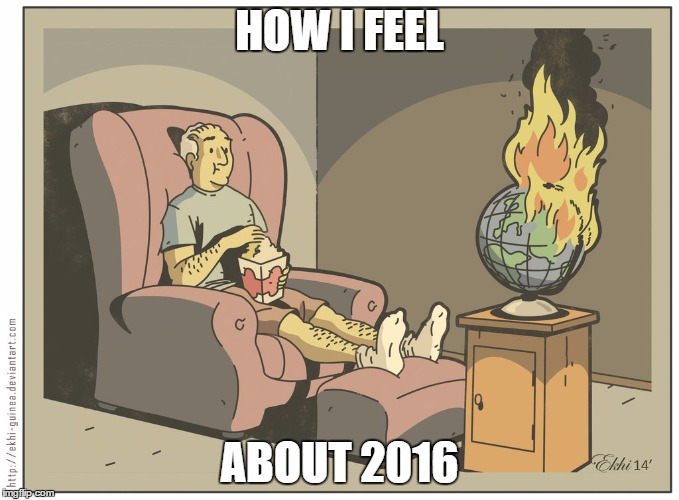 HOW I FEEL; ABOUT 2016 | image tagged in 2016 election,2016 | made w/ Imgflip meme maker