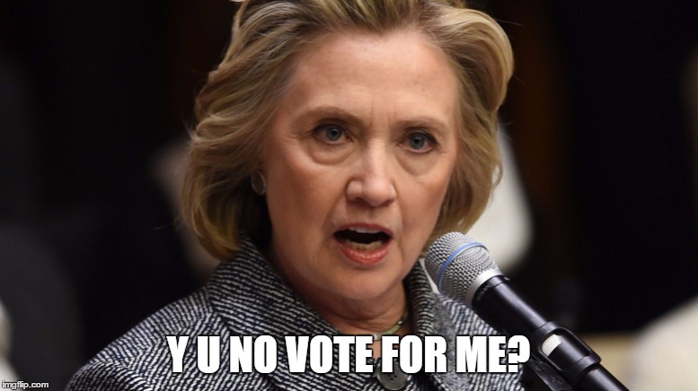 Y U NO VOTE FOR ME? | made w/ Imgflip meme maker