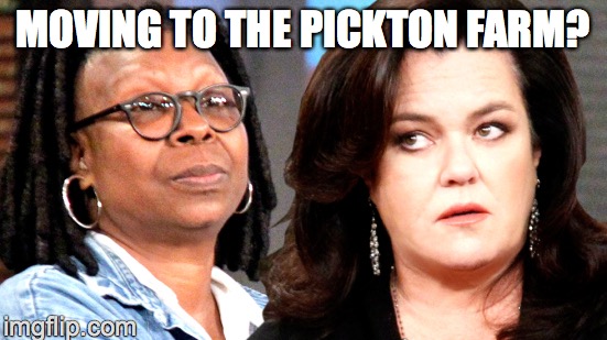 MOVING TO THE PICKTON FARM? | image tagged in rosie o'donnell | made w/ Imgflip meme maker