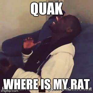 got em | QUAK; WHERE IS MY RAT | image tagged in got em | made w/ Imgflip meme maker