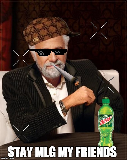 The Most Interesting Man In The World | STAY MLG MY FRIENDS | image tagged in memes,the most interesting man in the world,scumbag | made w/ Imgflip meme maker