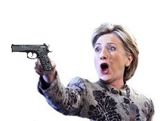 Hillary Clinton Pointing Gun | K | image tagged in hillary clinton pointing gun | made w/ Imgflip meme maker