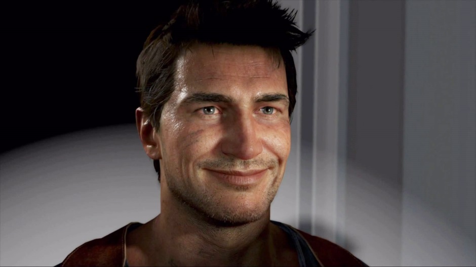 High Quality Uncharted Drake Smile Blank Meme Template